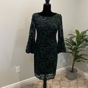 Lace midi dress